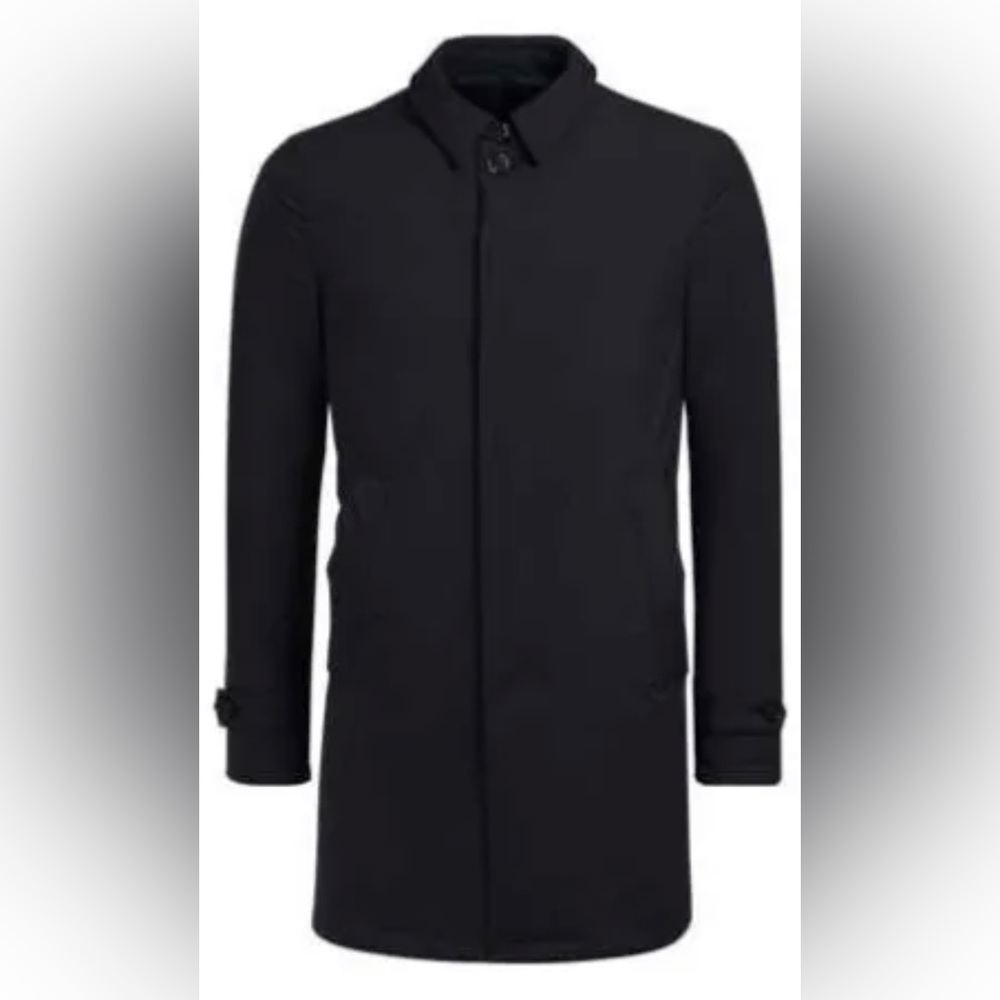 NWT SuitSupply Navy Padded Coat 54 / 44 $599